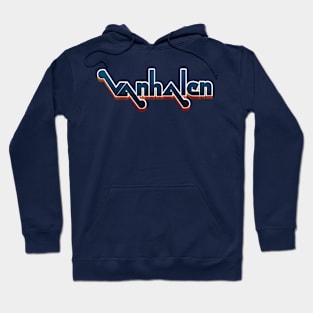 Van Halen - Old Logo 3D Navy Horizontal Hoodie